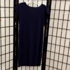 Miilla Blue Figure-Hugging Midi-Length Dress Size Small!